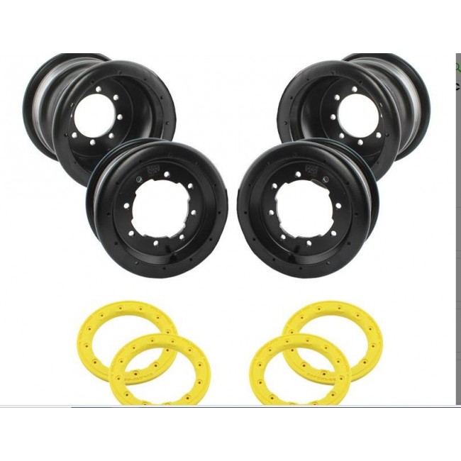 Pack llantas BPR 2x10 2x9 con beadlock Goldspeed amarillo
