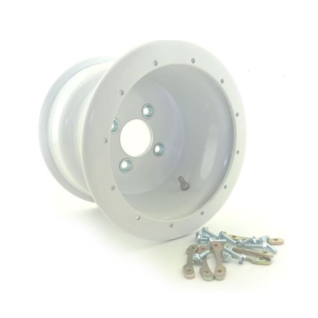 Llanta BPR BLANCA para KARTCROSS 10x6 3 3 4/100