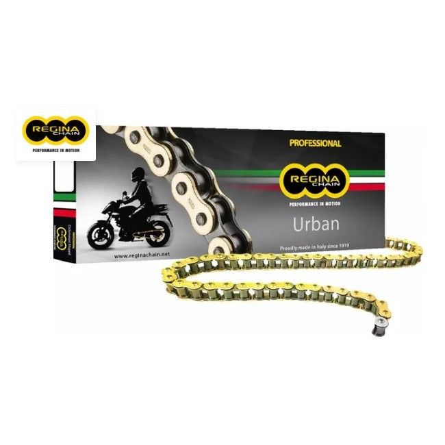 CADENA REGINA 428 EB-ORO OROX SIN RETENES