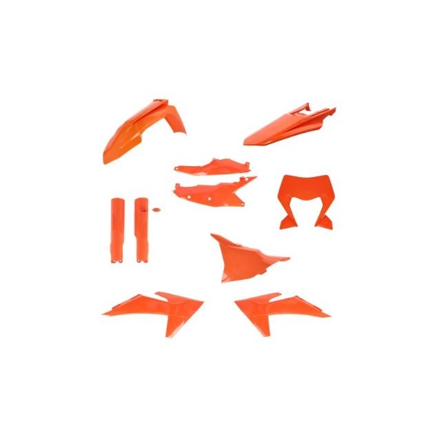 FULL KIT PLASTICOS  ACERBIS KTM EXC 450 24 NARANJA