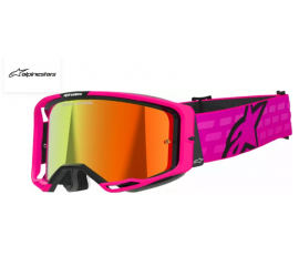 GAFAS ALPINESTARS VISION 8 CORP ROSA ESPEJO ROJO