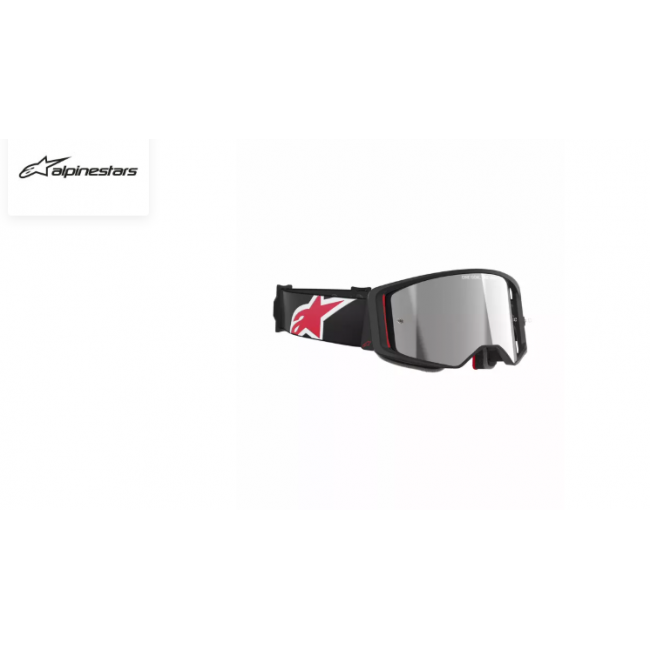 GAFAS ALPINESTARS SUPERTECH CORP NEGRA/ROJA ESPEJO PLATA