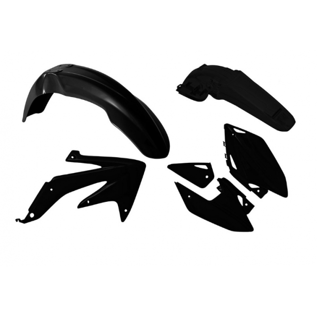 KIT DE PLASTICOS RTECH HONDA NEGRO CRF 450 X 05-07