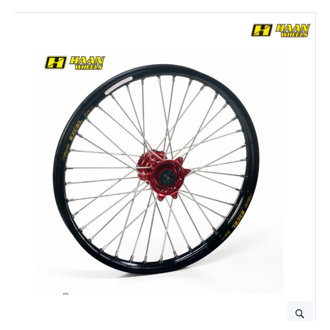 RUEDA COMPLETA NEGRA BUJE ROJO BETA RR250/300 RR 350/390/430/480 15-23