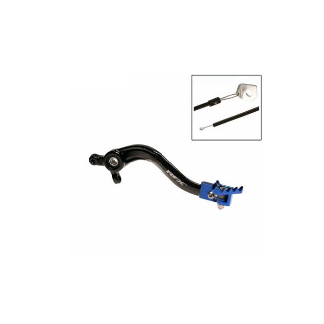 Pedal de freno trasero RFX Pro ST (negro/azul) TX 125 18-19