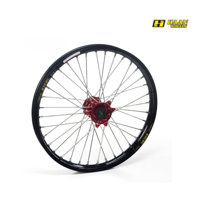 RUEDA COMPLETA NEGRA BUJE ROJ FANTIC XX125/250/XXF250/450/XE125/XEF250/450 21-23