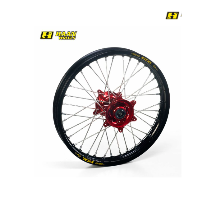 RUEDA COMPLETA NEGRA BUJE ROJO FANTIC XX250 21-23