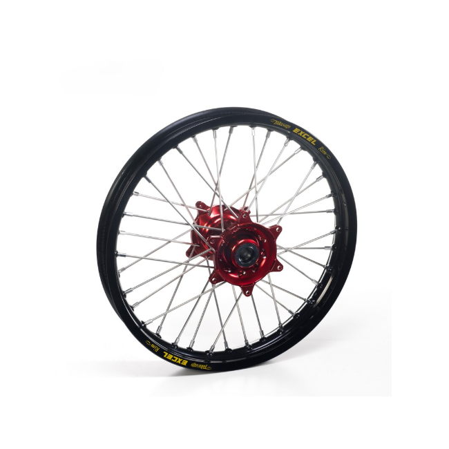 RUEDA TRASERA COMPLETA NEGRA BUJE ROJO FANTIC XXF 250 21-23