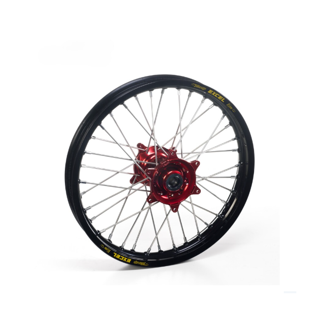 RUEDA COMPLETA TRASERA NEGRA BUJE ROJO FANTIC XEF250/450 21-23