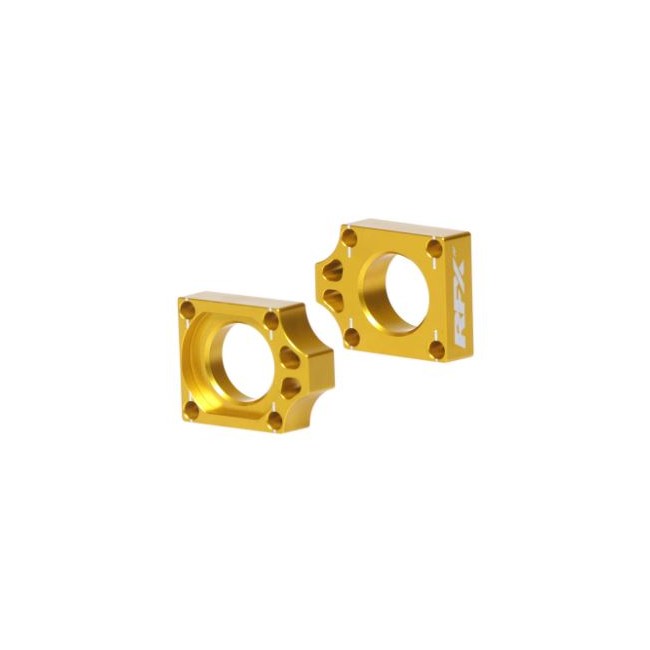 Tensores de cadena traseros RFX Pro (amarillo) - Suzuki RMZ250/450 04-23