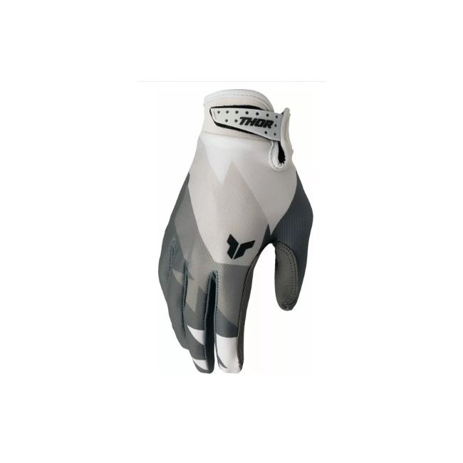 GUANTES THOR LAUNCHMODE GLOVE BLANCO ROTO-GRIS