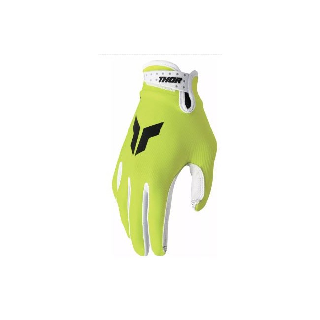 GUANTES THOR LAUNCHMODE GLOVE BLANCO-AMARILLO FLUOR