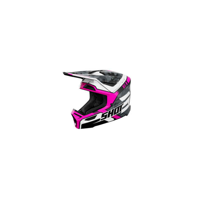 CASCO FURIOUS FLASH ROSA BRILLO