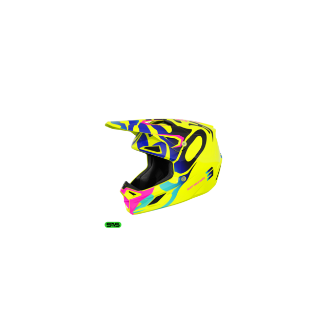CASCO SPEED JUNIOR AMARILLO FLUOR BRILLO