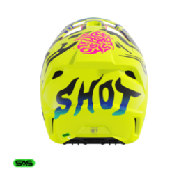 CASCO SPEED JUNIOR AMARILLO FLUOR BRILLO