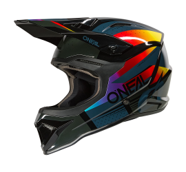 CASCO 1SRS RC NEGRO/MULTICOLOR