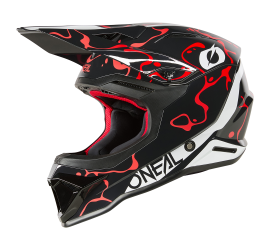 CASCO 1SRS SPLASH ROJO/NEGRO