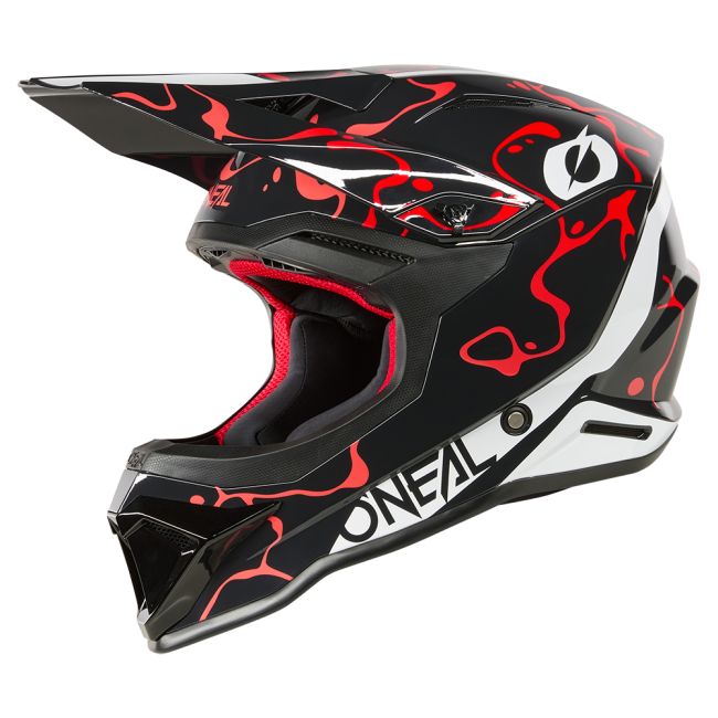 CASCO 1SRS SPLASH ROJO/NEGRO