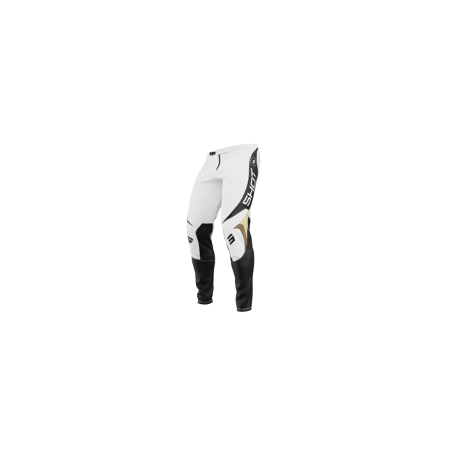 PANTALON SHOT CONTACT MANTA BLANCO-NEGRO-DORADO