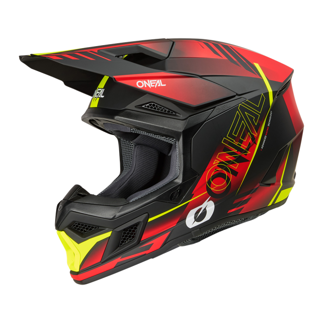 CASCO 3SRS HAZE NEGRO/ROJO/AMARILLO NEON