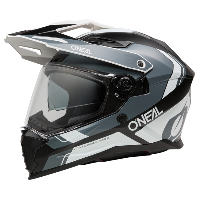 CASCO D-SRS NOMAD NEGRO/BLANCO/GRIS
