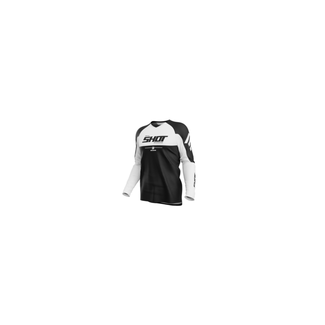 CAMISETA SHOT DRAW PRIVATE BLANCO-NEGRO