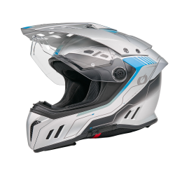 CASCO SIERRA SR ECHO GRIS/AZUL