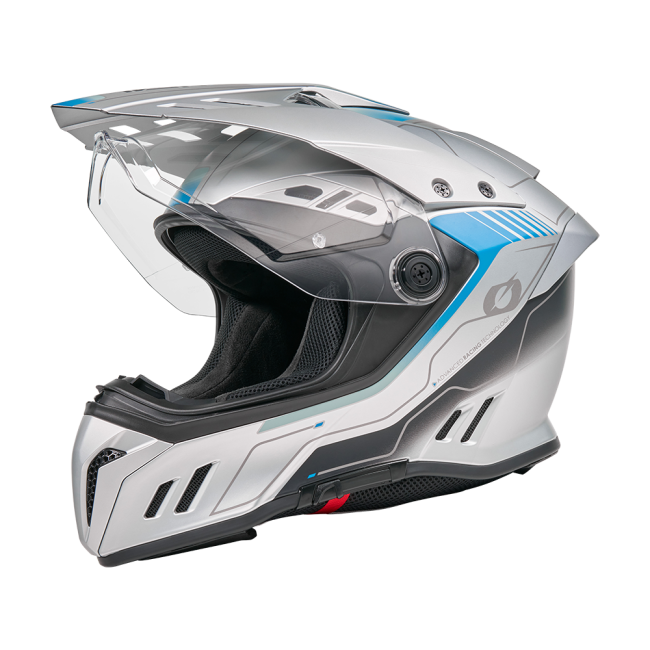 CASCO SIERRA SR ECHO GRIS/AZUL
