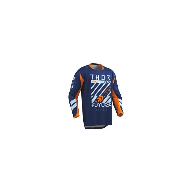 CAMISETA THOR LAUNCHMODE FUTURA NARANJA-AZUL