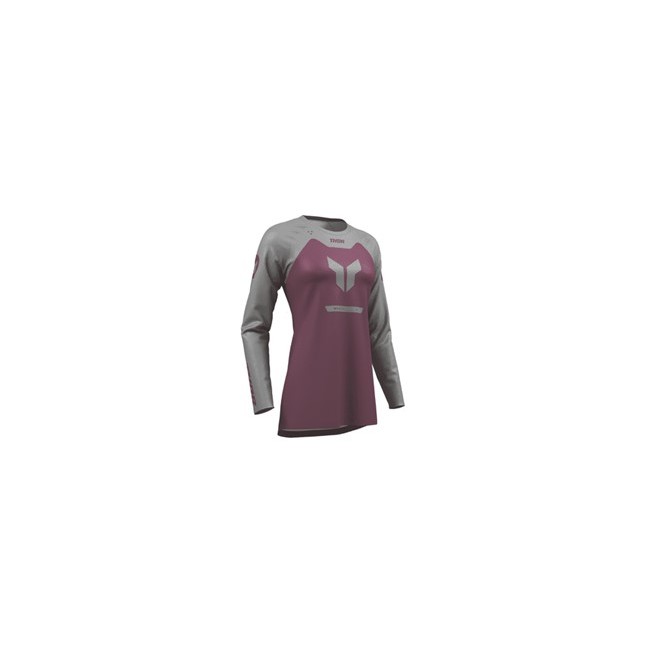 CAMISETA THOR MUJER RIDEMODE MENACE MORADO-GRIS