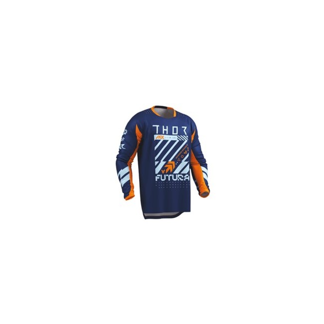 CAMISETA THOR JUNIOR LAUNCHMODE FUTURA NARANJA-AZUL
