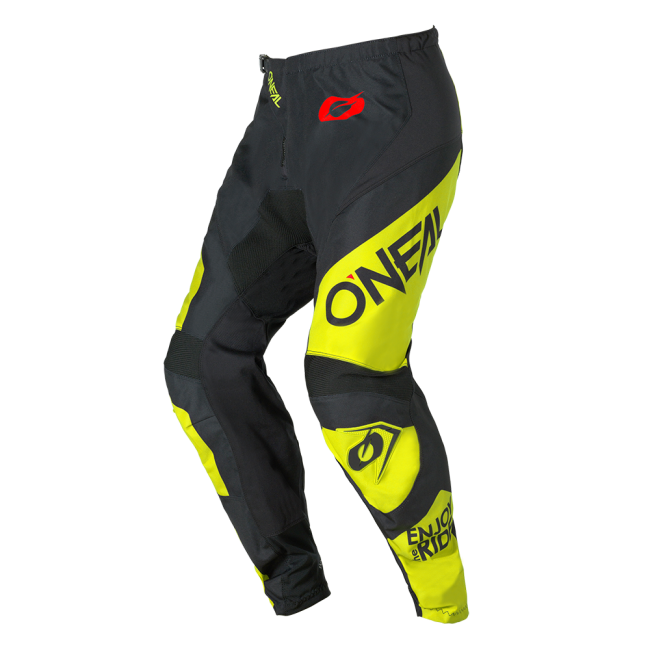 PANTALON ELEMENT RACEWEAR NEGRO/AMARILLO NEON