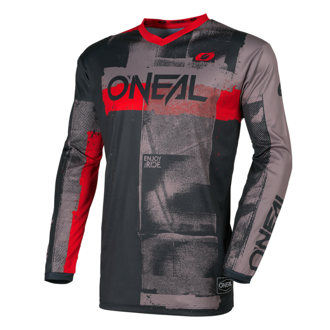 CAMISETA ELEMENT ROLLER GRIS/ROJO