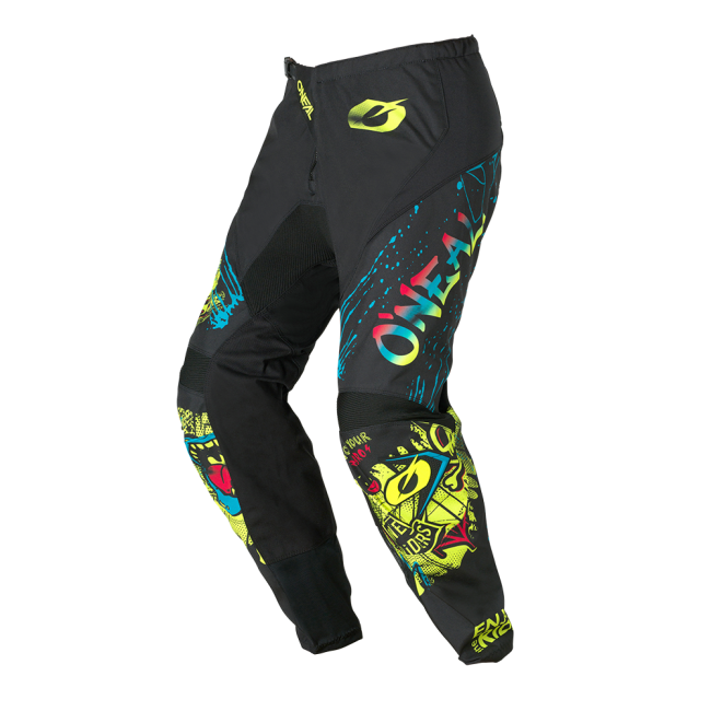 PANTALON ELEMENT YOUTH RANCID NEGRO/AMARILLO NEON