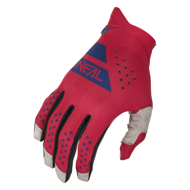 GUANTE ONEAL PIN IT SLIP ON ROJO-AZUL