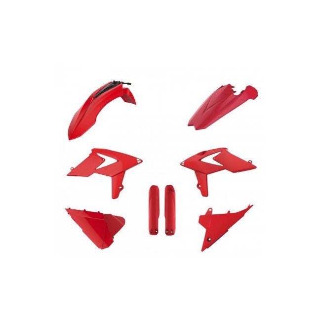 FULL KIT DE PLASTICOS POLISPORT PARA BETA RR 2T/4T 2019  ROJO