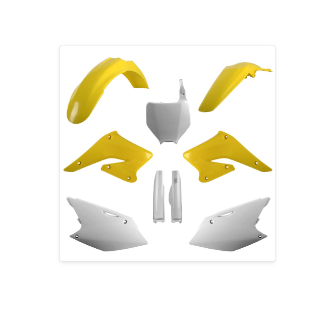 FULL KIT PLASTICOS POLISPORT SUZUKI RMZ 250 04/06 ORIGINAL