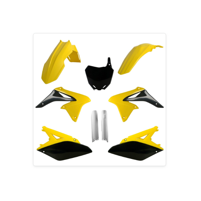 KIT PLASTICOS POLISPORT SUZUKI RMZ 250 10/18 REPLICA 10/12