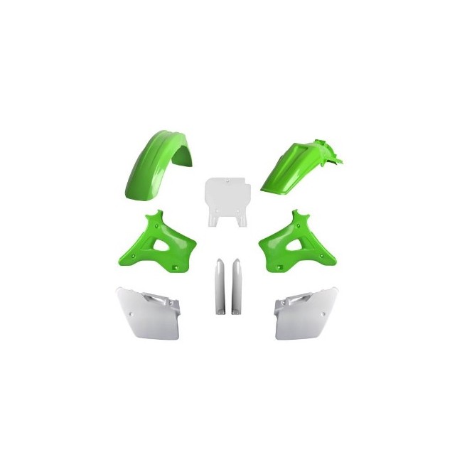 FULL KIT DE PLASTICOS POLISPORT MX KAWASAKI KX125/250 (94-95) OEM