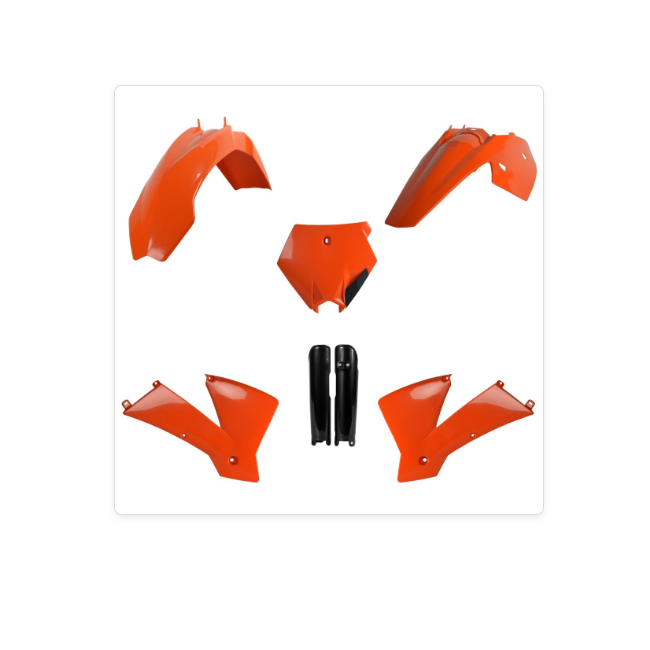 FULL KIT PLASTICOS POLISPORT KTM SX 03/04 ORIGINAL