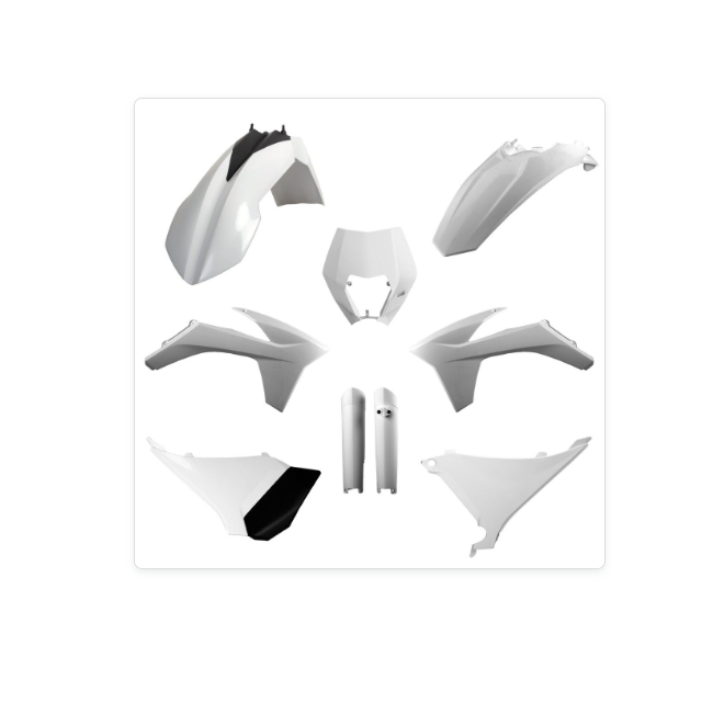 FULL KIT POLISPORT KTM EXC/EXCF 12/13 BLANCO