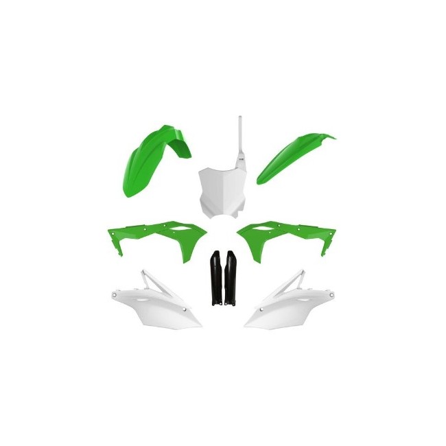 FULL KIT DE PLASTICOS POLISPORT MX KAWASAKI KX250F (17-20) REPLICA (19)