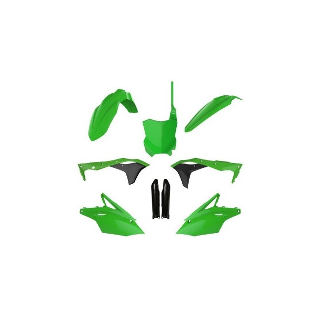 FULL KIT DE PLASTICOS POLISPORT MX KAWASAKI KX250F (17-20) OEM