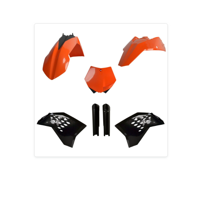 FULL KIT PLASTICOS POLISPORT KTM SX/SXF 07/10 ORIGINAL