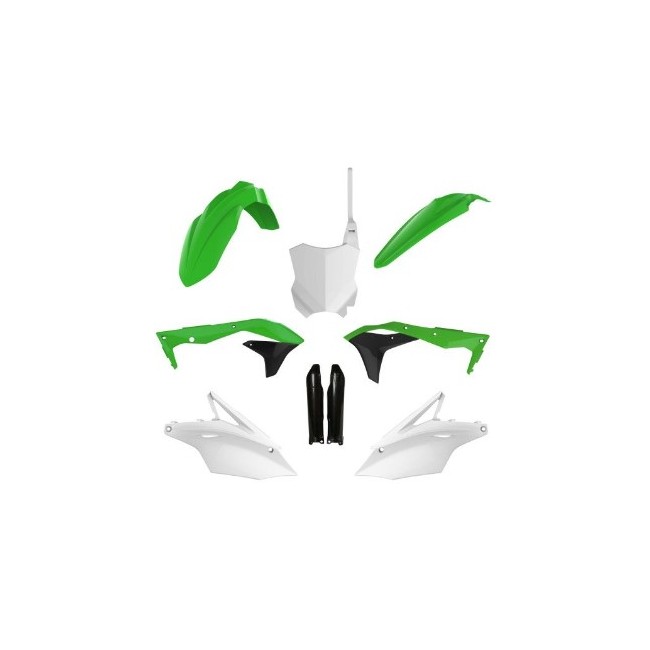 FULL KIT DE PLASTICOS POLISPORT MX KAWASAKI KX450F (16-18) OEM