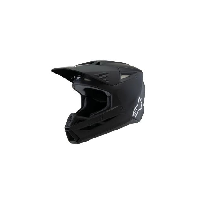 CASCO ALPINESTAR JUNIOR S-M3 LISO NEGRO