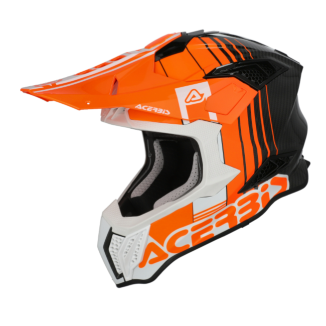 CASCO AIRSTRIKE-C NARANJA/BLANCO