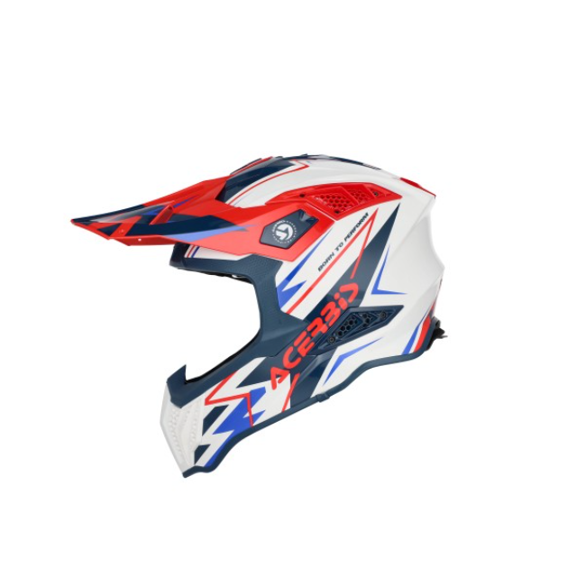 CASCO AIRSTRIKE-X BLANCO/AZUL/ROJO