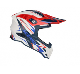 CASCO AIRSTRIKE-X BLANCO/AZUL/ROJO