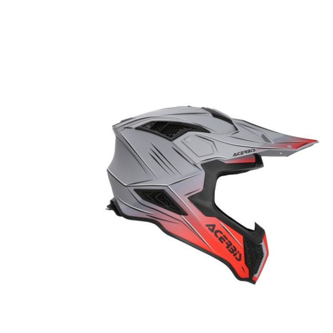 CASCO AIRSTRIKE GRIS/ROJO